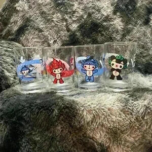 Set of 4 McDonald’s 2008 Beijing  Olympics glasses